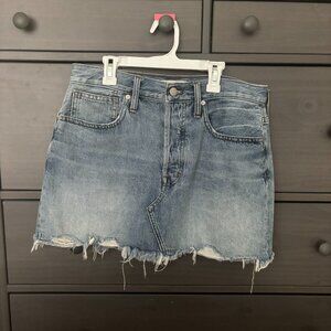 Madewell Denim Mini Skirt